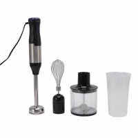 4 In 1 Multifunctional Hand Blender Mixer สแตนเลสอาหาร700Ml ถ้วยผสม500Ml เนื้อบดชาม US Plug 110V