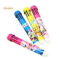 Shibel ปากกาลูกลื่น 10 สี เครื่องเขียน 1 ชิ้น