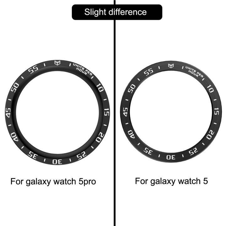 สำหรับ-samsung-galaxy-watch-5-pro-bezel-ring-45mm-galaxy-watch-5-44mm-40mm-โลหะสแตนเลสสตีล-bezel-loop-เคสกันกระแทกป้องกัน