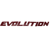 Logo โลโก้ติดรถ "EVOLUTION" สูง 2.5เซน สำหรับ รถทุกรุ่น ทุกยี่ห้อ