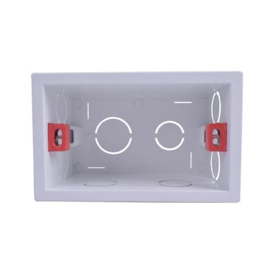 ”【；【-= Retardant Internal Mounting Box Back Cassette Replacement For 118Mmx72mm Standard Wall Switch And Socket