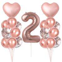 （koko party supplies）19ชิ้น/เซ็ตวันเกิด BalloonsGold จำนวน Ballons 1 3 4 5 6 7 8 9ปีวันเกิด Party DecorationsBoy Girl Baptism Deco