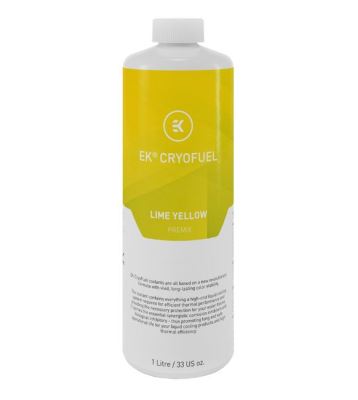 COOLANT (น้ำยาหล่อเย็น) EK-CRYOFUEL LIME YELLOW (PREMIX 1000ML)