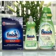 Combo rửa bát Finish Gel Hữu cơ All in 1 Max ECO 0% 900ml+Bóng ECO 0%