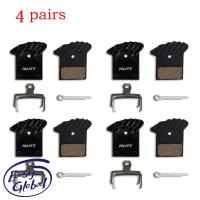 Nutt Bicycle Hydraulic 4 Pairs Disc Brake Pad Semi Metal Resin Heat Dissipation Scooter  For Nutt Oil  Avid Bd1 Bd3 E9 Other Bike parts