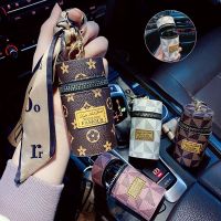 DFHSH ของขวัญสุดสร้างสรรค์พวงกุญแจกระเป๋าผู้หญิงลายสก๊อตกระเป๋าลิปสติกจิ๋วกระเป๋าเก็บของพวงกุญแจรถพวงกุญแจ