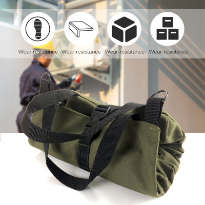 Kkmoon เครื่องมือม้วนขึ้นถุงซิปกระเป๋า 5 กระเป๋าผ้าใบเครื่องมือออแกไนเซอร์แบบพกพาเครื่องมือม้วนขึ้นกระเป๋ากระเป๋าเครื่องมือ workbag ซิปยูทิลิตี้สิริ