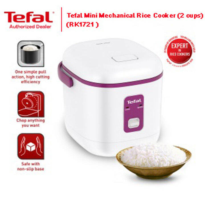 Tefal Mini Mechanical Rice Cooker (2 cups) (RK1721) Lazada