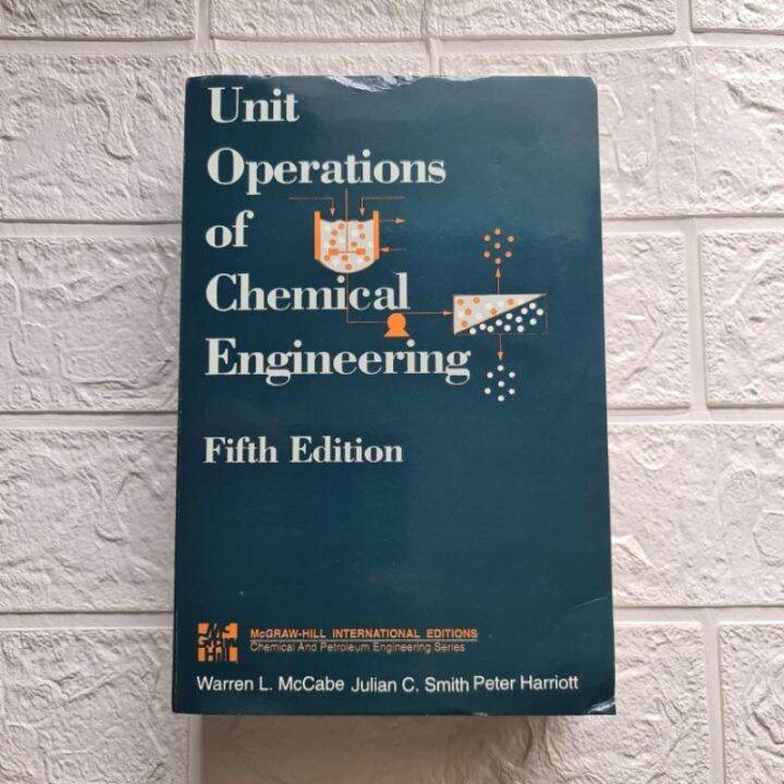 book Unit Operations of Chemical Engineering By: McCabe | Lazada PH
