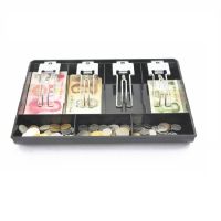 Hard case Metal Clip Cash register box New Classify store Cashier coin Drawer box cash drawer tray Money Counter case