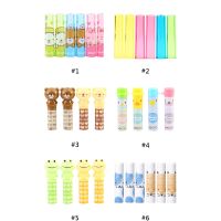 Deli 6 Pcs Colored Cartoon Universal Pencil Cap Cover Pencil Extender Pen Hat Student Gift Prize