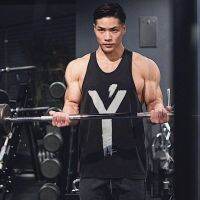 Sports vest mens I-shaped top sling equipment stretch cotton sleeveless fitness clothing sweat-wicking basketball training clothing