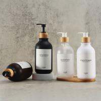 ﹍○ Soap Dispenser Frosted Refillable Shampoo Pump Bottle Soap Lotion Container Soap Pump Handwashing Bathroom Accessories