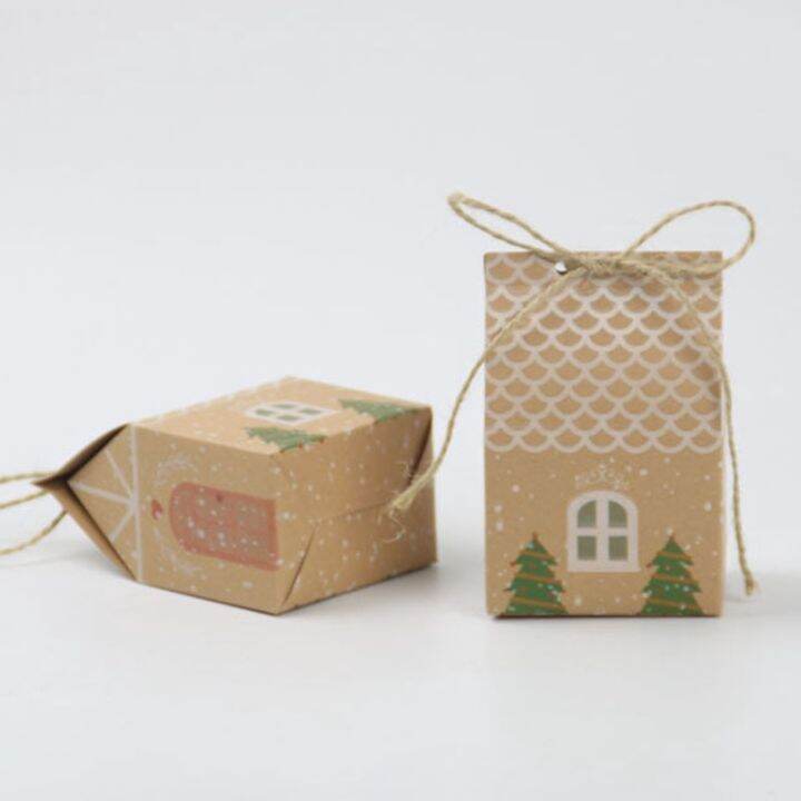 10pcs-kraft-paper-christmas-house-shape-candy-boxes-gift-box-carton-xmas-holiday-party-wedding-decor-supply