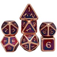 【LZ】 Dragon Scales Metal Dice Set com Bolsa Jogos de Tabuleiro DND D4 D6 D8 D10 D12 D20 7pcs