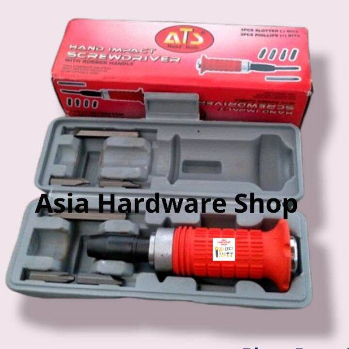 ATS Obeng Ketok Set 6 Pcs Obeng Vesel Impact SceScewdri | Lazada Indonesia