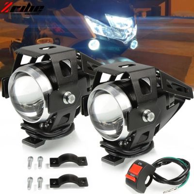 Motorcycle For Honda VTR1000F VRX400 VTX 1300 1800 X-11 XADV 300 750 1000 Headlight Driving Spot Head Lamp Fog Light Spotlights