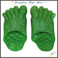 Jumping รองเท้าแตะฮัลค์ฮาโลวีนตลกถุงหุ้มรองเท้าของขวัญฮาโลวีน Bigfoot