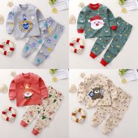 {Ready Stock} Cute Christmas suit 0-24 month newborn clothes baby boys suit cotton baby boy clothes set