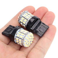 1คู่ Super Bright W21/5วัตต์50SMD รถยนต์ LED ไฟเบรก T20 7443สำรองสำรองไฟหยุดด้านหลังหลอดไฟอัตโนมัติเลี้ยวโคมไฟ