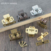 10pcs Cabinet Door Buckle Double Roller Drawer Latches with Screws Antique Copper Door Suction Closet Furniture Hardware