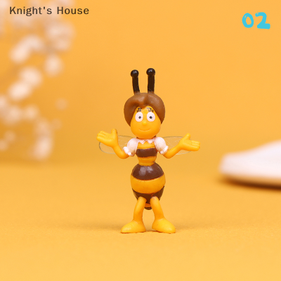 Knights House Maya The Bee หุ่นตัวการ์ตูนฟิกเกอร์ตกแต่งเค้กหุ่นฟิกเกอร์สำหรับเป็นของขวัญเด็ก