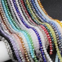 6mm 95pcs Shinying Multi Color Rone Austria Faceted Crystal Glass Beads Loose Spacer Beads for Jewelry Making