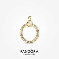 Official Store Pandora 14k Gold-Plated Small O Pendant