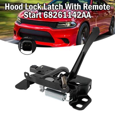 Bonnet Hood Lock Latch Catch Block Replacement Spare Parts Accessories for Chrysler 300 Dodge Charger 2011-2022 with Remote Start Hood Lock Latch 68261142AA 55113780AB