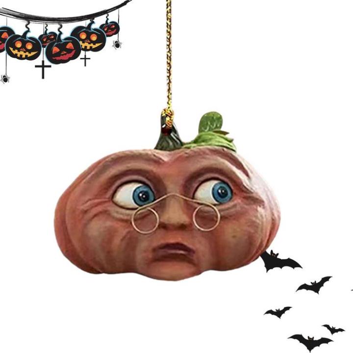 rear-view-mirror-hangable-accessories-acrylic-halloween-pumpkin-face-pendants-decorative-car-ornaments-hangable-for-wall-tree-door-car-rearview-mirror-elegantly