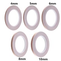 30 Meters Single Side Conductive Copper Foil Tape Strip Adhesive EMI Shielding Heat Resist Tape Hardware 3/4/5/6/8/10mm Adhesives  Tape