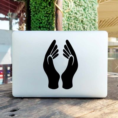 【ร้อน】จับมือแล็ปท็อปสติ๊กเกอร์สำหรับ Macbook Pro Air Retina 11 13 15นิ้ว Acer Lenovo โน๊ตบุ๊คปกรูปลอก Mac หนังสือผิวเงา