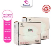 Miếng lót thấm sữa Kichilachi, Hộp 108 miếng dán, siêu thấm