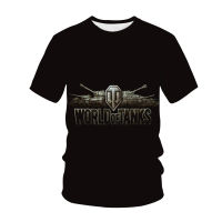 World Of Tanks T เสื้อเกม3D พิมพ์ผู้ชายผู้หญิงแฟชั่นเสื้อยืดขนาดใหญ่เด็ก Hip Hop Teeshirts Homme Tops Mens เสื้อผ้า