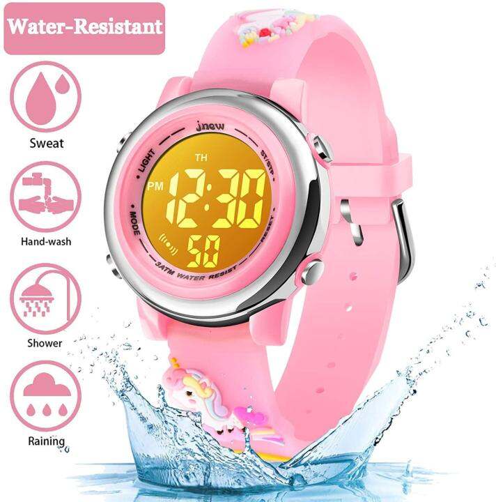 Kids Unicorn Watch Waterproof Digital Upgrade 3D Cute Cartoon 7 Color