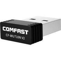 Comfast อะแดปเตอร์ USB Wifi ไร้สายเสาอากาศ2dBi ในตัว150Mbps เครือข่าย Wi Fi การ์ด LAN 802.11b/g/N อะแดปเตอร์มินิสำหรับเดสก์ท็อป