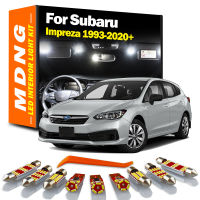 MDNG Canbus LED ภายในแผนที่โดม Trunk Light Kit สำหรับ Subaru Impreza 1993-2014 2015 2016 2017 2018 2019 2020รถอุปกรณ์เสริม