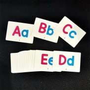26+1 Letter English Flash Card Alphabet Letter Board Handwritten with