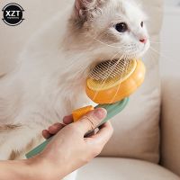 Pumpkin Pet Comb Self Cleaning Slicker Brush Hair Removal Comb Brush Dog Cat Pet Groomer Grooming Tools Comb Removes Hair Supply Brushes  Combs