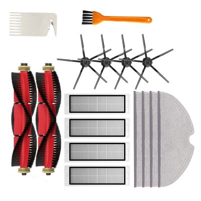 1Set for Xiaomi Roborock S5 S502-00 S502-02 S5 Max S6 S6 MaxV S6 Pure E4 E5 Main Side Brush Filter Replacement Accessories Robot Vacuum Spare Parts