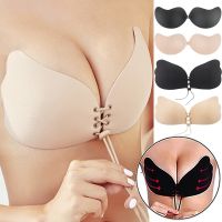 【cw】 Adhesive Strapless Bandage Backless Stick Gel Silicone Push Up Invisible Bust Braces Support