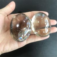 Minerals And Crystals Palmstone Natural Smoky Quartz Moonstone Palms Stone Healing Worry Stone For Room Decor