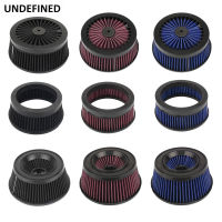 Motorcycle Air Filter Element Replacement Intake Cleaner Filter Black Red For Harley Touring Road King Dyna Softail Sportster XL