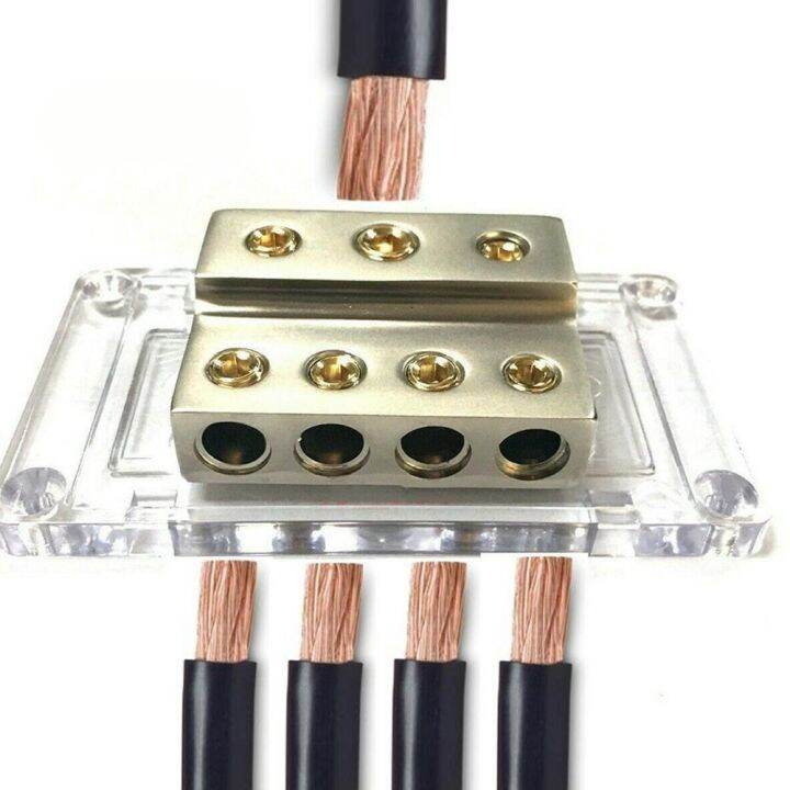 Battery Distribution Block for Ground 1 Into 4 Out Ground Box Auto Part