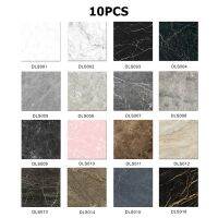 10pcs Imitation Marble Stickers Waterproof DIY Ground Paster Decorative Film DIY Kitchen Bathroom Home Wall Sticker New