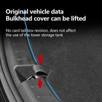 ใหม่รถประตูงัวป้องกันสติ๊กเกอร์ป้องกันรอยขีดข่วนเกณฑ์แถบสำหรับเทสลารุ่น Y ลำต้นกันชนหลังยาม D Ecals อำนวยความสะด