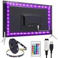 ㍿ Led Strip Light USB Bluetooth RGB 5050 Led Tape Music Sync Flexiable Ribbon for TV Backlight PC Screen Background Lighting