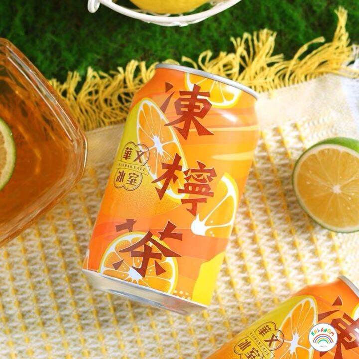 lemon-tea-ชาเลมอน-ชาผลไม้-ชาพร้อมดื่ม-1-กระป๋อง-315ml-เปรี้ยวอมหวาน-หอมชา-อร่อย-สดชื่น-ของแท้100-นำเข้าจากฮ่องกง