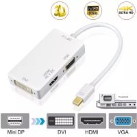 ( Promotion ) สุดคุ้ม Mini DisplayPort To HDMI VGA อะแดปเตอร์ Thunderbolt 2 Converter Mini DP สำหรับ Book Air 13 Sur Pro 4 dell Lenovo ราคาถูก อะ แด ป เตอร์ อะแดปเตอร์ รถยนต์