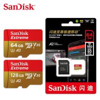 Sandisk Extreme Pro การ์ดความจำ128GB Mini SD 64GB ความเร็วสูง UHS-I A2 U3ชิ้นส่วนทีเอฟเอสดีขนาดเล็ก Class 10 64GB 128GB สำหรับ Smartphe/pc